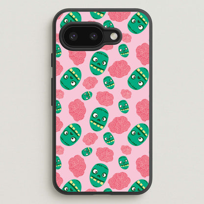 Frankenstein And Brains - Halloween  - Halloween Phone Case for Google Pixel 9a