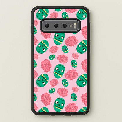 Frankenstein And Brains - Halloween  - Halloween Phone Case for Galaxy S10