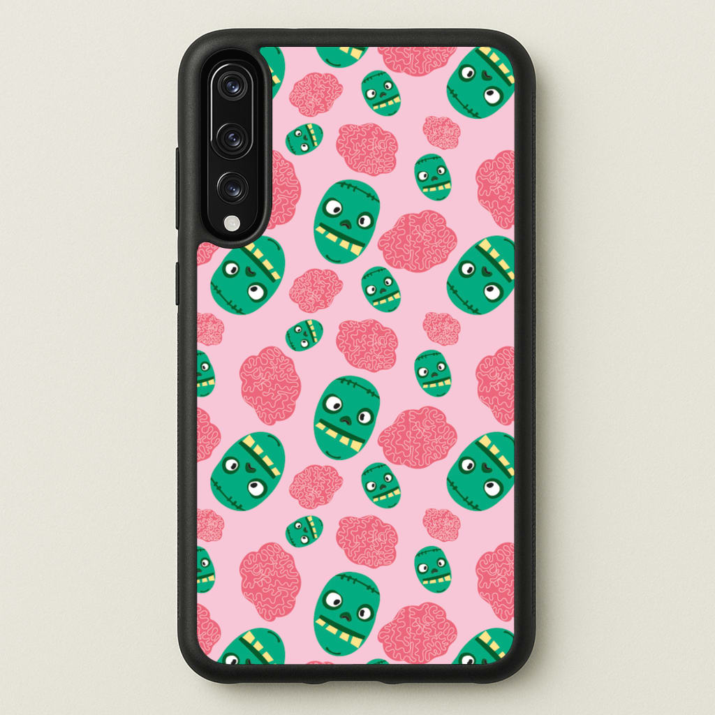 Frankenstein And Brains - Halloween  - Halloween Phone Case for Huawei P20 Pro