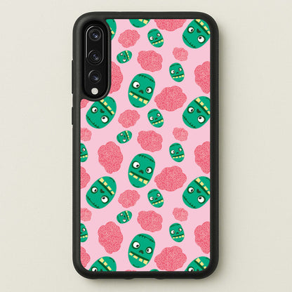 Frankenstein And Brains - Halloween  - Halloween Phone Case for Huawei P20 Pro