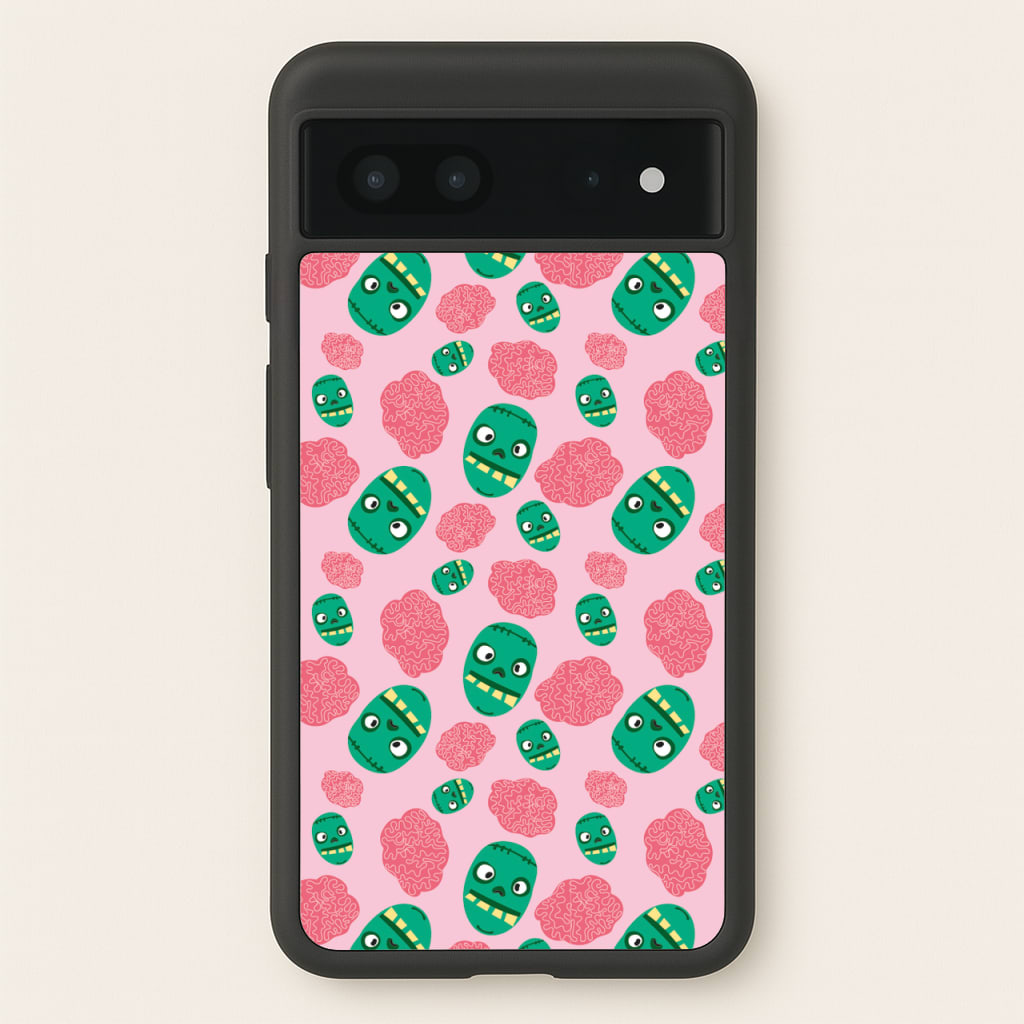 Frankenstein And Brains - Halloween  - Halloween Phone Case for Google Pixel 7
