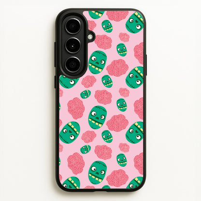 Frankenstein And Brains - Halloween  - Halloween Phone Case for Galaxy A56