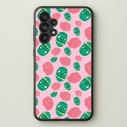 Frankenstein And Brains - Halloween  - Halloween Phone Case for Galaxy A13