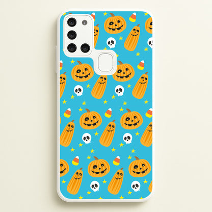 Halloween Pattern 1  - Halloween Phone Case for Galaxy A21s