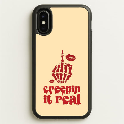 Creepin It Real  - Halloween Phone Case for iPhone X / XS