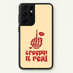 Creepin It Real  - Halloween Phone Case for Galaxy S21 Ultra