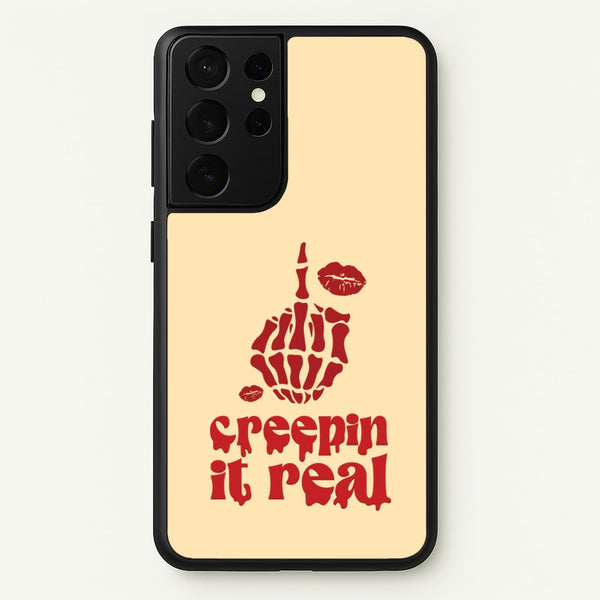 Creepin It Real  - Halloween Phone Case for Galaxy S21 Ultra