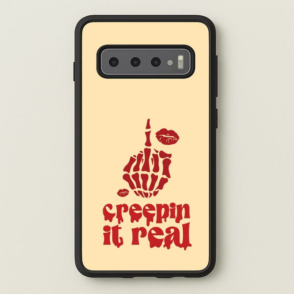 Creepin It Real  - Halloween Phone Case for Galaxy S10