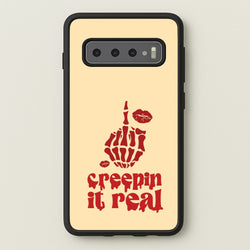 Creepin It Real  - Halloween Phone Case for Galaxy S10 Plus