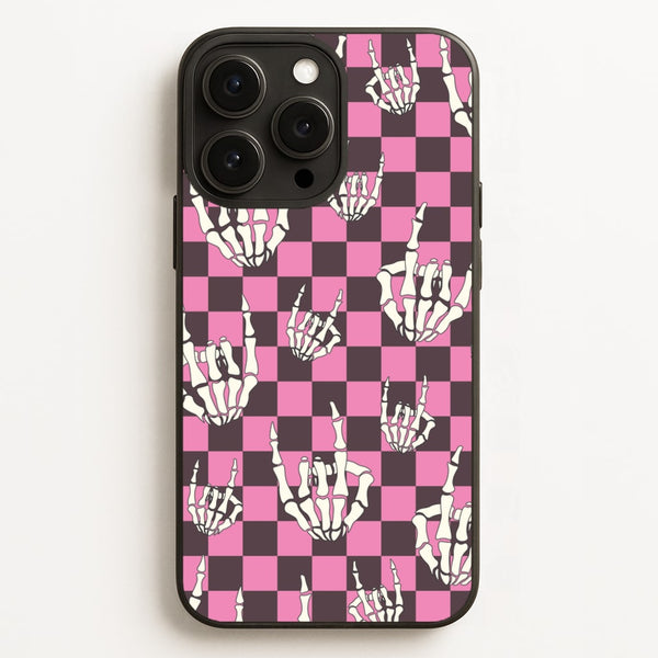 Rock On Skeleton  - Halloween Phone Case for iPhone 12 Pro Max