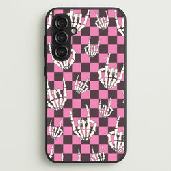 Rock On Skeleton  - Halloween Phone Case for Galaxy S23FE