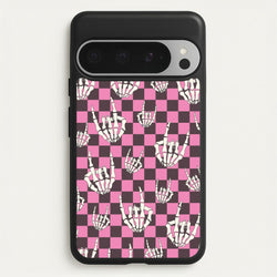 Rock On Skeleton  - Halloween Phone Case for Google Pixel 9 Pro XL