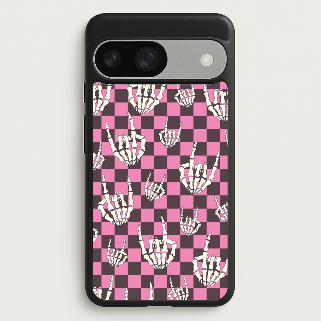 Rock On Skeleton  - Halloween Phone Case for Google Pixel 9 / 9 Pro