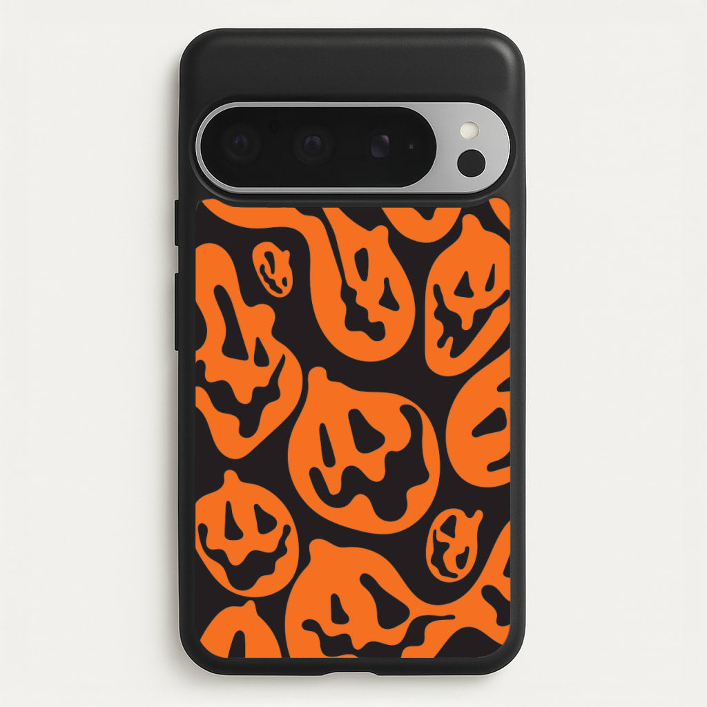 Pumpkin Pattern  - Halloween Phone Case for Google Pixel 9 Pro XL