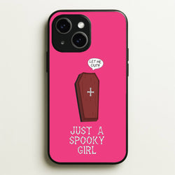Just A Spooky Girl  - Halloween Phone Case for iPhone 15 Plus