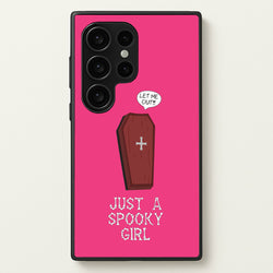 Just A Spooky Girl  - Halloween Phone Case for Galaxy S24 Ultra