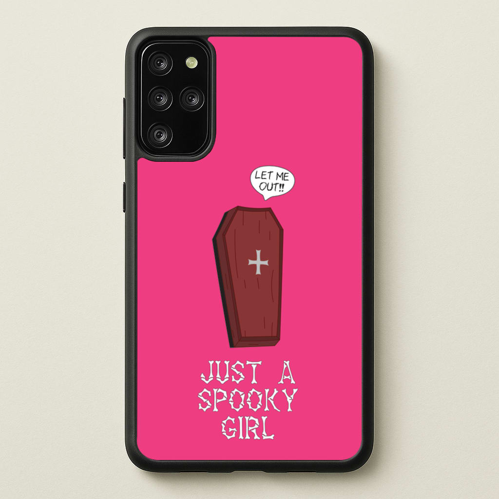 Just A Spooky Girl  - Halloween Phone Case for Galaxy S20 Plus