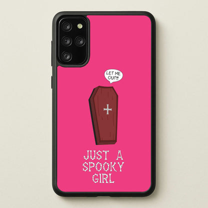 Just A Spooky Girl  - Halloween Phone Case for Galaxy S20 Plus