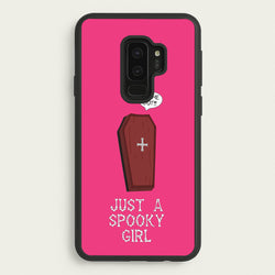 Just A Spooky Girl  - Halloween Phone Case for Galaxy S9 Plus