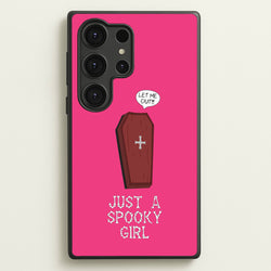 Just A Spooky Girl  - Halloween Phone Case for Galaxy S25 Ultra