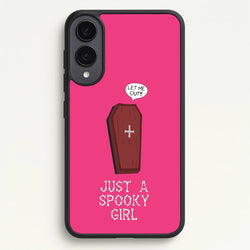 Just A Spooky Girl  - Halloween Phone Case for Galaxy S25 Edge