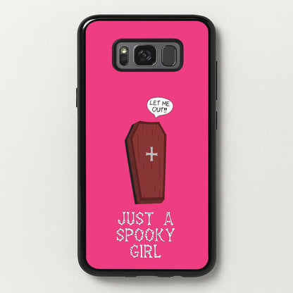 Just A Spooky Girl  - Halloween Phone Case for Galaxy S8 Plus