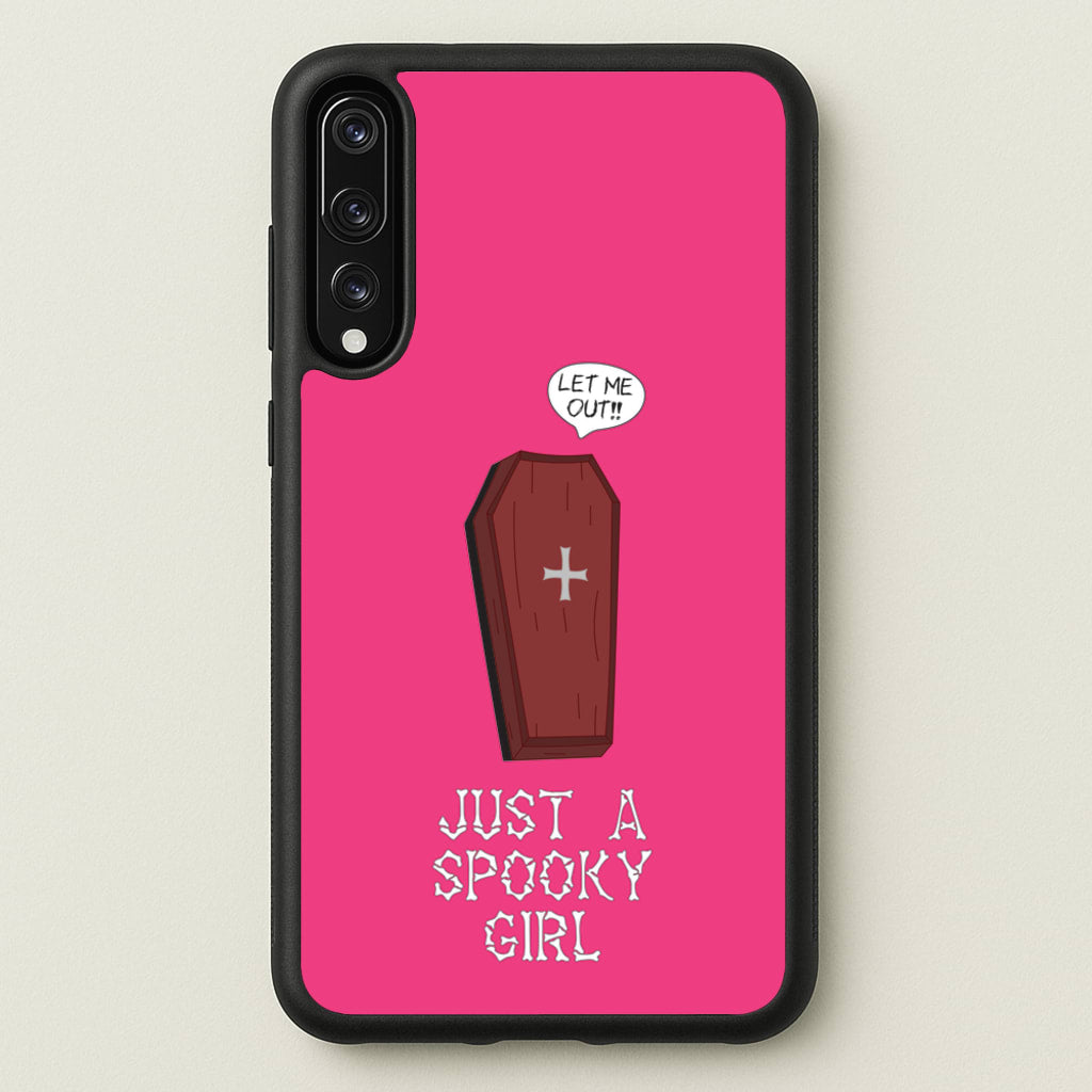 Just A Spooky Girl  - Halloween Phone Case for Huawei P20 Pro