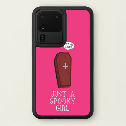 Just A Spooky Girl  - Halloween Phone Case for Galaxy S20 Ultra