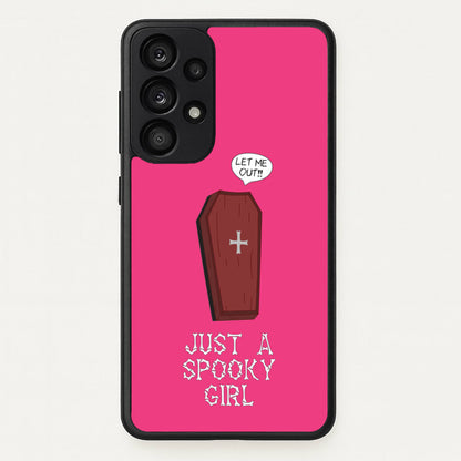 Just A Spooky Girl  - Halloween Phone Case for Galaxy A53
