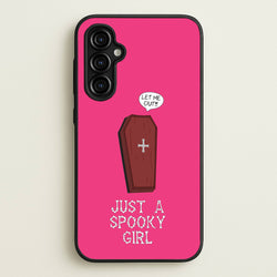 Just A Spooky Girl  - Halloween Phone Case for Galaxy A54