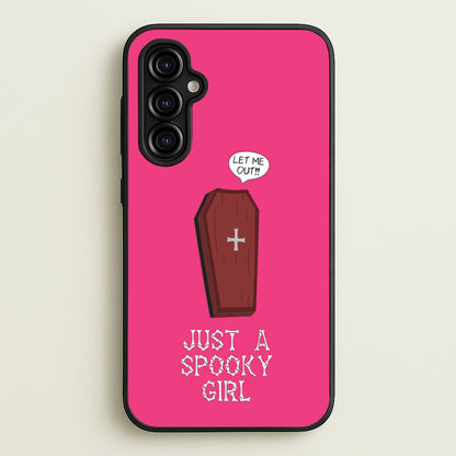 Just A Spooky Girl  - Halloween Phone Case for Galaxy A54