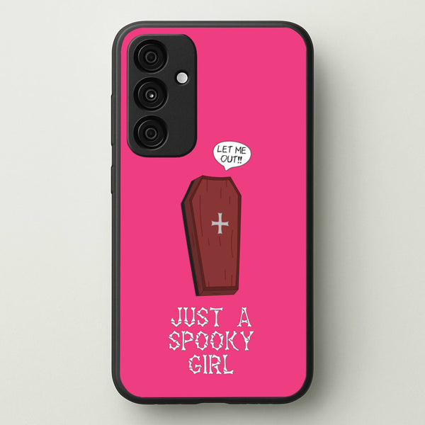 Just A Spooky Girl  - Halloween Phone Case for Galaxy A35