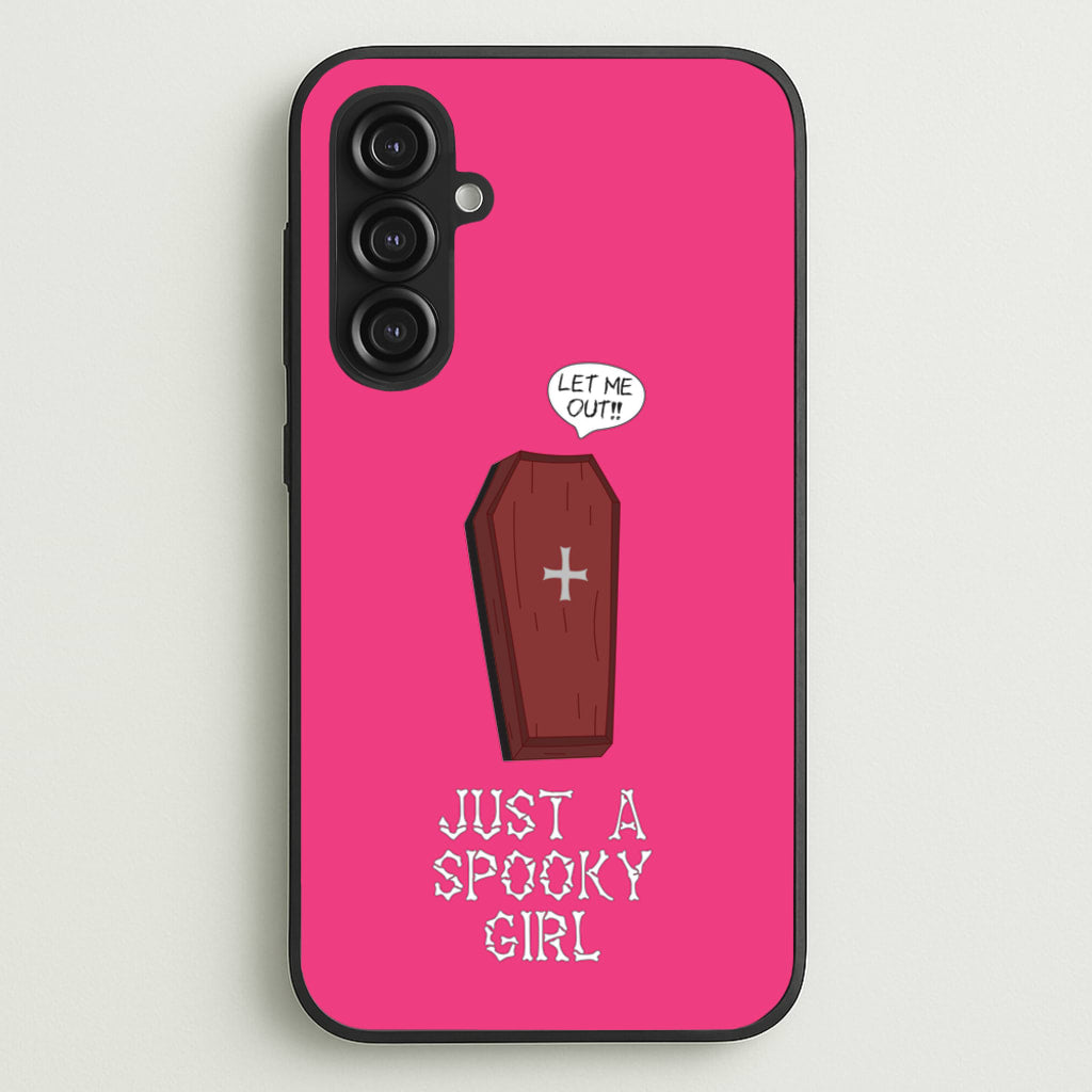 Just A Spooky Girl  - Halloween Phone Case for Galaxy S23FE