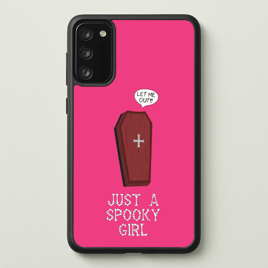 Just A Spooky Girl  - Halloween Phone Case for Galaxy A41