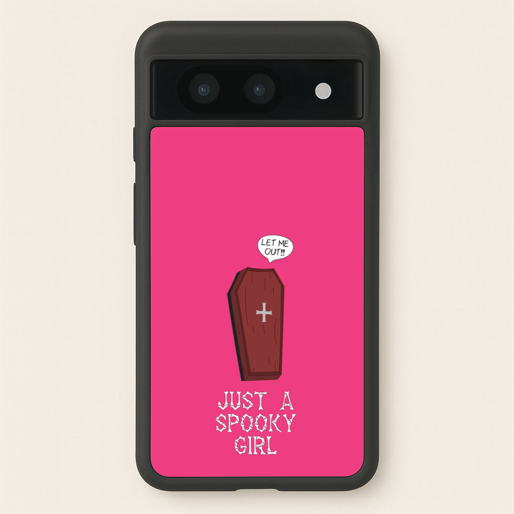 Just A Spooky Girl  - Halloween Phone Case for Google Pixel 8a