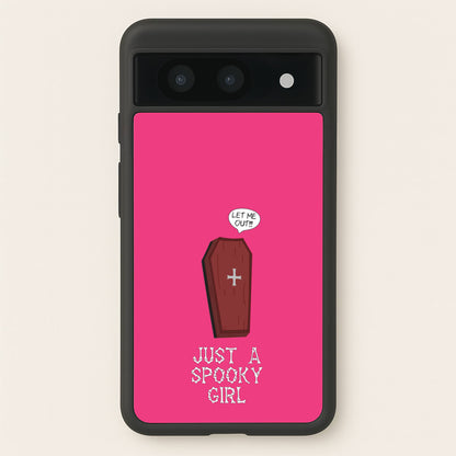 Just A Spooky Girl  - Halloween Phone Case for Google Pixel 8a
