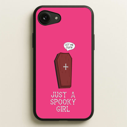 Just A Spooky Girl  - Halloween Phone Case for iPhone 16e