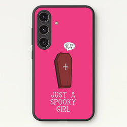 Just A Spooky Girl  - Halloween Phone Case for Galaxy S25