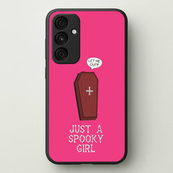 Just A Spooky Girl  - Halloween Phone Case for Galaxy A55