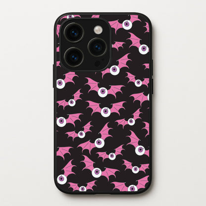 Bat Eye Pattern  - Halloween Phone Case for iPhone 15 Pro Max