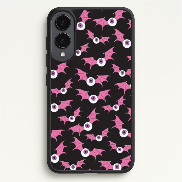 Bat Eye Pattern  - Halloween Phone Case for Galaxy S25 Edge