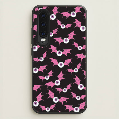 Bat Eye Pattern  - Halloween Phone Case for Huawei P30