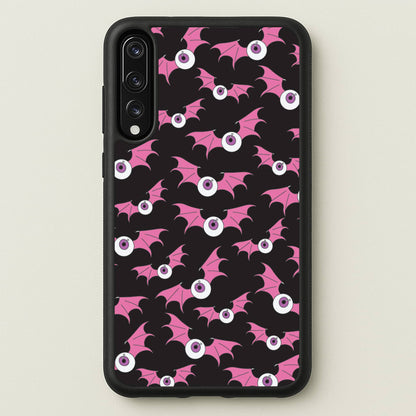 Bat Eye Pattern  - Halloween Phone Case for Huawei P20 Pro