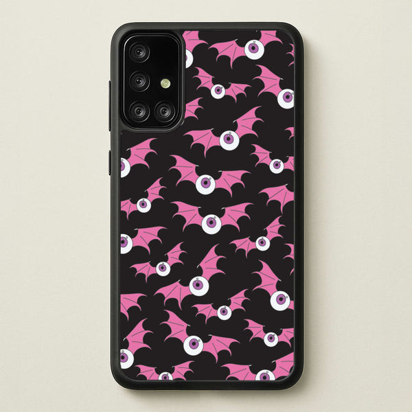 Bat Eye Pattern  - Halloween Phone Case for Galaxy A71
