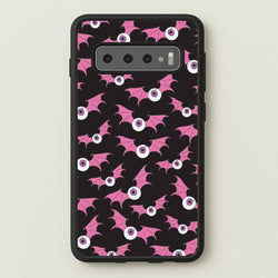 Bat Eye Pattern  - Halloween Phone Case for Galaxy S10 Plus