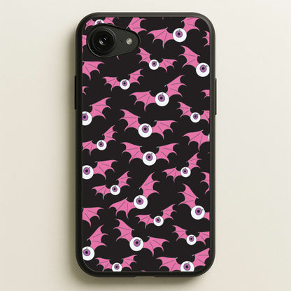 Bat Eye Pattern  - Halloween Phone Case for iPhone 16e