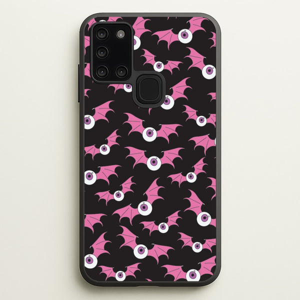 Bat Eye Pattern  - Halloween Phone Case for Galaxy A21s