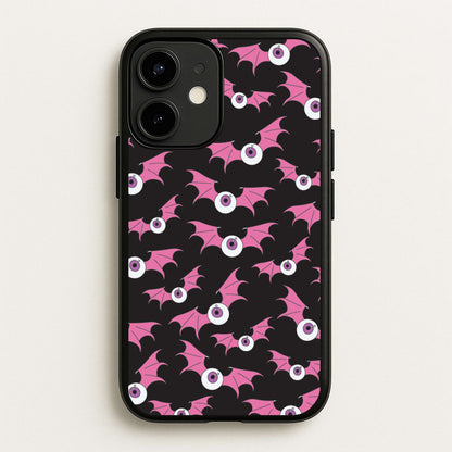 Bat Eye Pattern  - Halloween Phone Case for iPhone 12 Mini