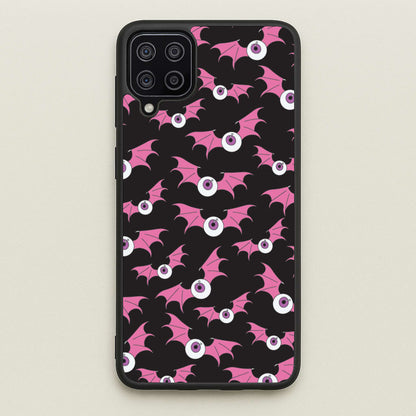 Bat Eye Pattern  - Halloween Phone Case for Galaxy A12