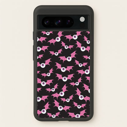 Bat Eye Pattern  - Halloween Phone Case for Google Pixel 8 Pro